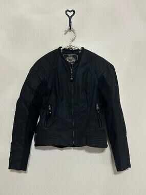 Roland Sands Design Jacket Women's Size Medium Motorcycle Utility Padded Coat